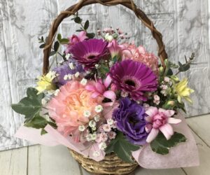 バスケットフラワーアレンジメント | フラワーショップ花みづき